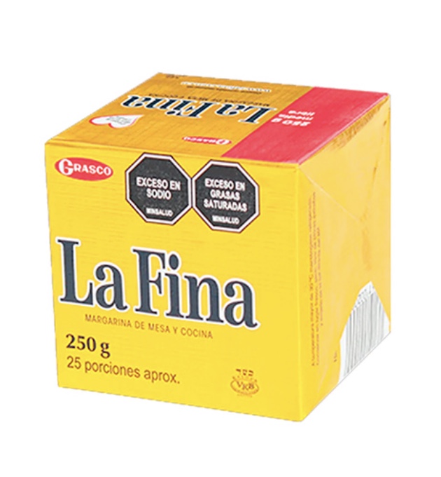 MARGARINA *250gr LA FINA