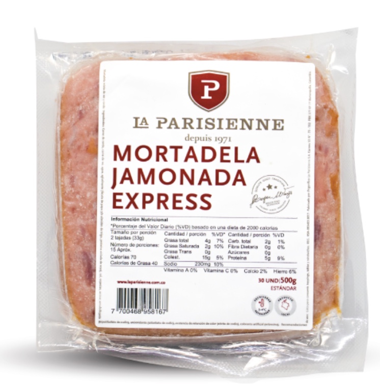 MORTA JAMONADA EXPRESS*500gr PARISIENNE