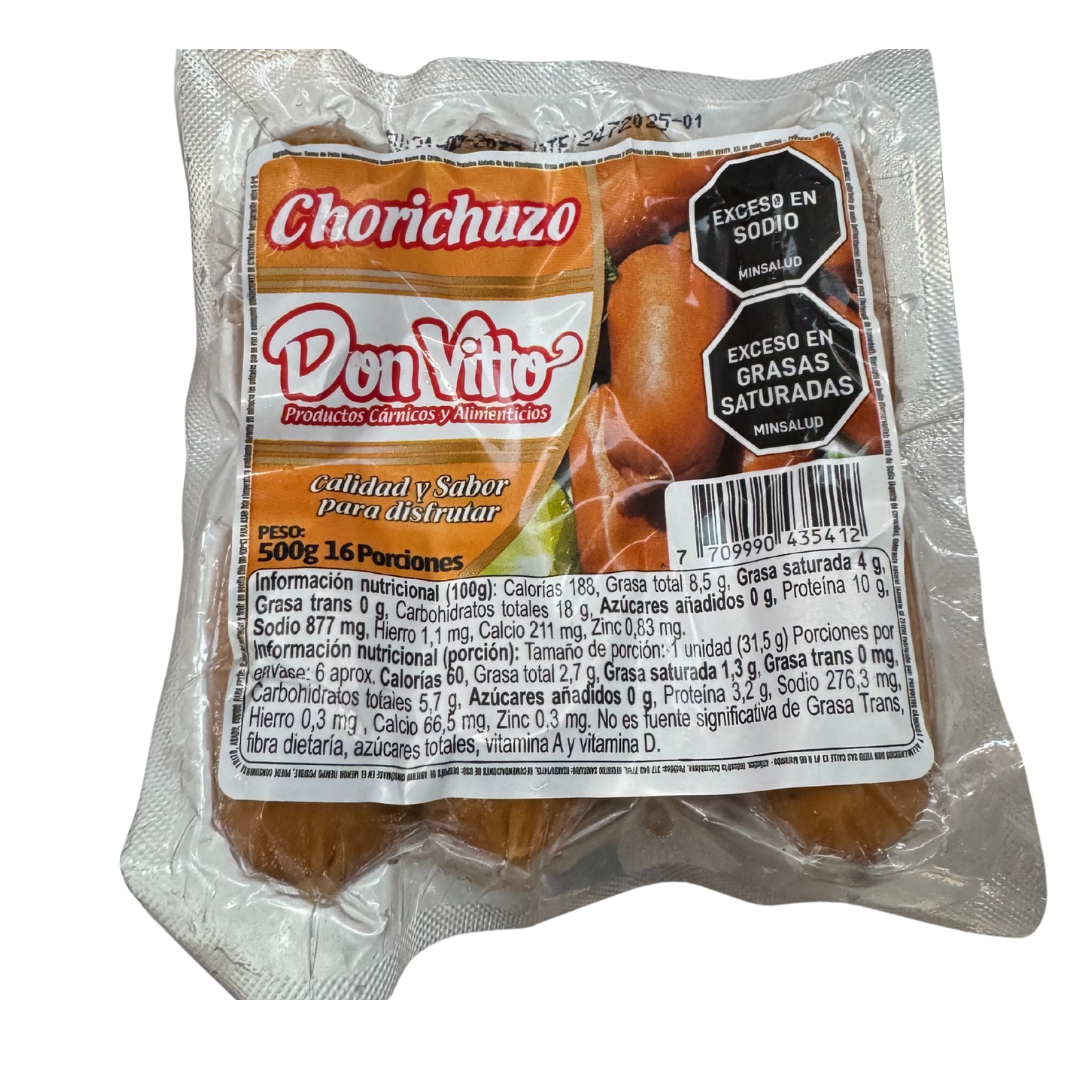CHORICHUZO DON VITTO 16 UNIDADAES X LIBRA