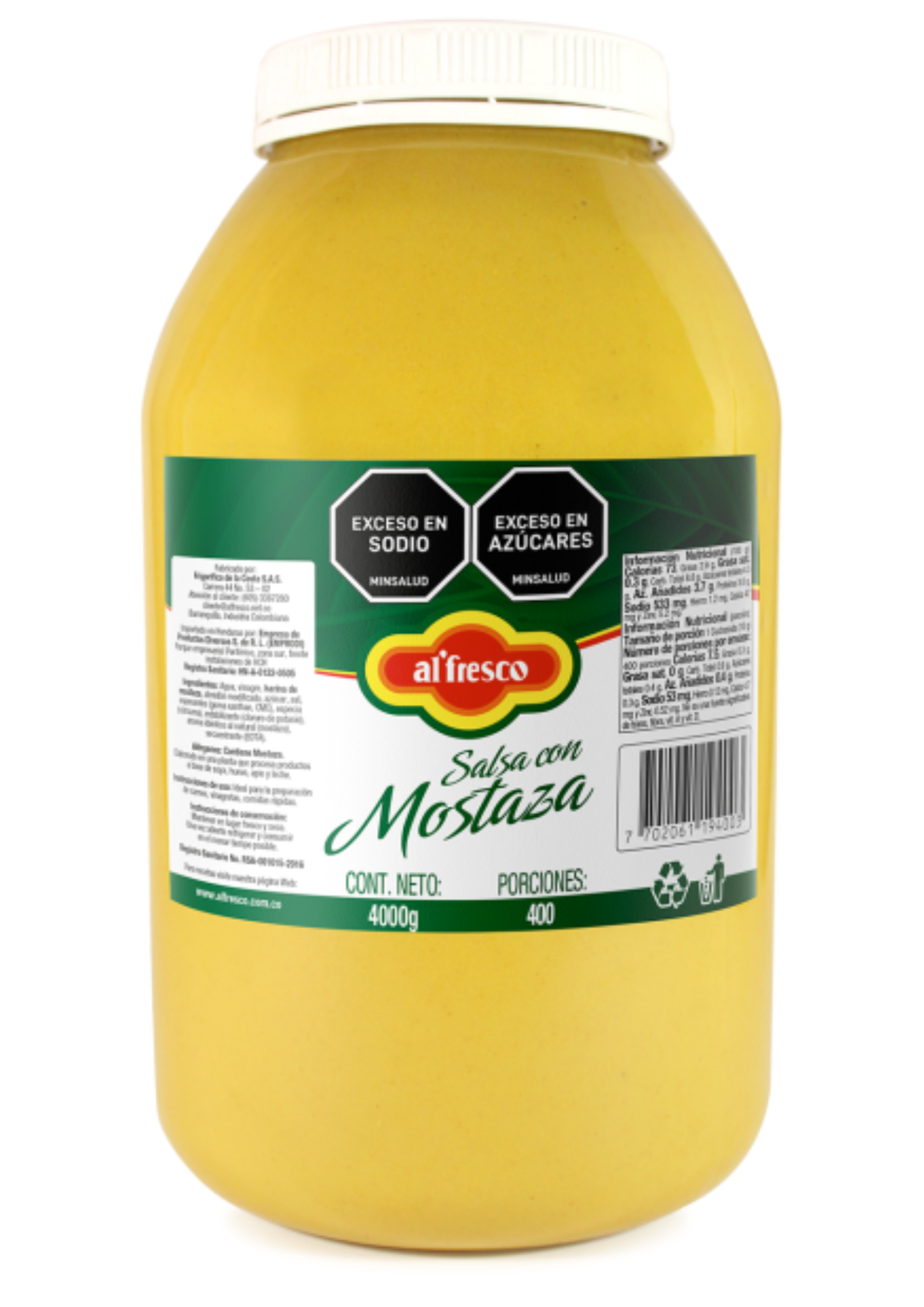 MOSTAZA 4000gr ALFRESCO