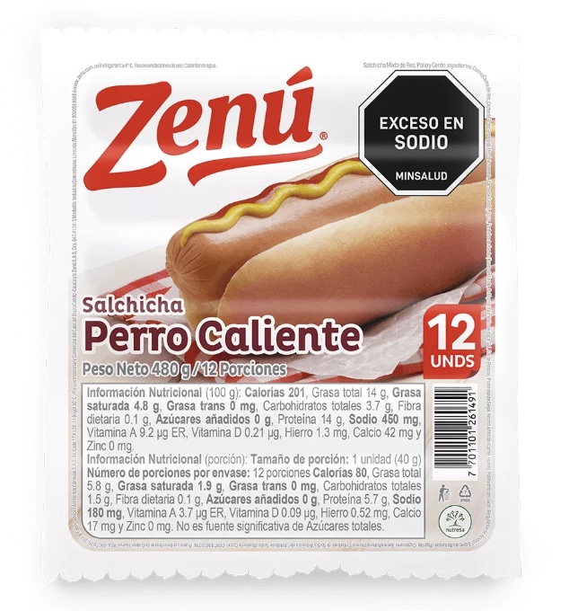 SCHA PERRO CALIENTE *480gr ZENU