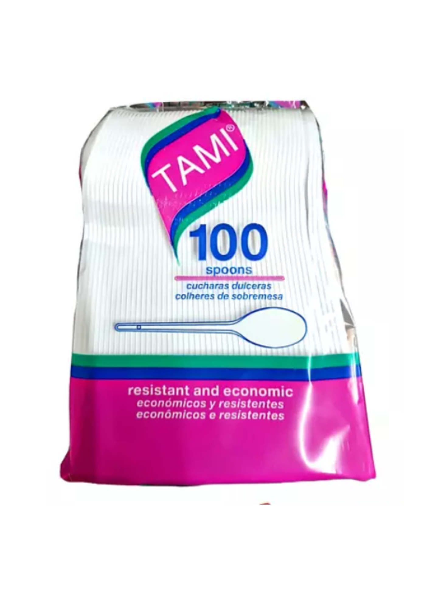 CUCHARA POSTR *100 UNIDADES TAMI