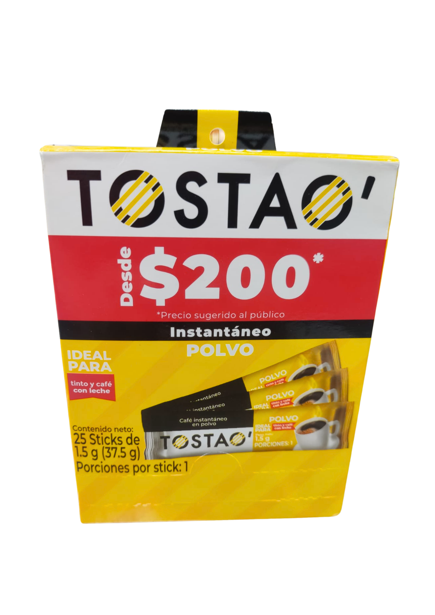 CAFE DISPLEY 25 SOBRE  DE 1.5gr TOSTAO