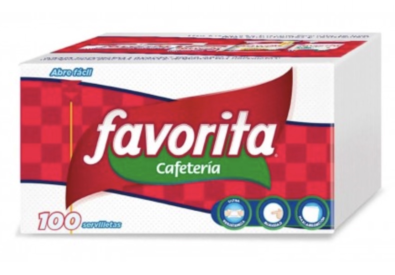 SERVILLETA CAFETERIA *100 FAVORITA