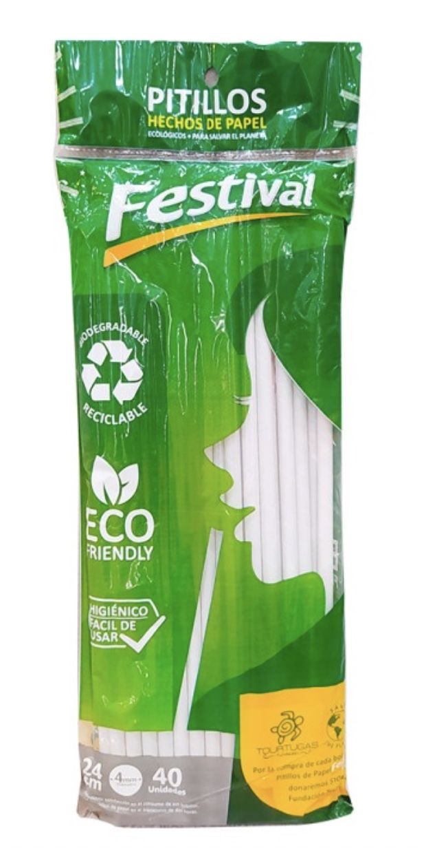 PITILLO PAPEL 24cm*40und FESTIVAL