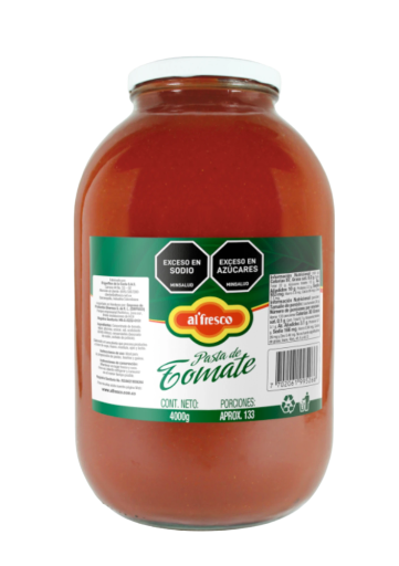 PASTA TOMATE 4000gr ALFRESCO