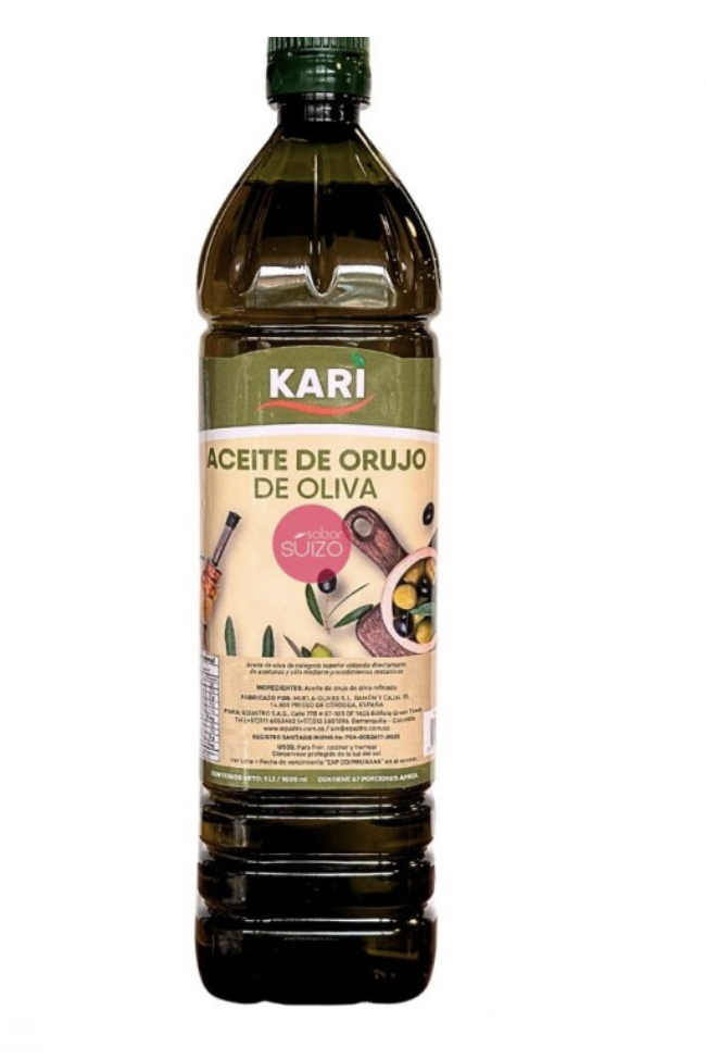 ACEITE DE ORUJO  DE OLIVA  KARI