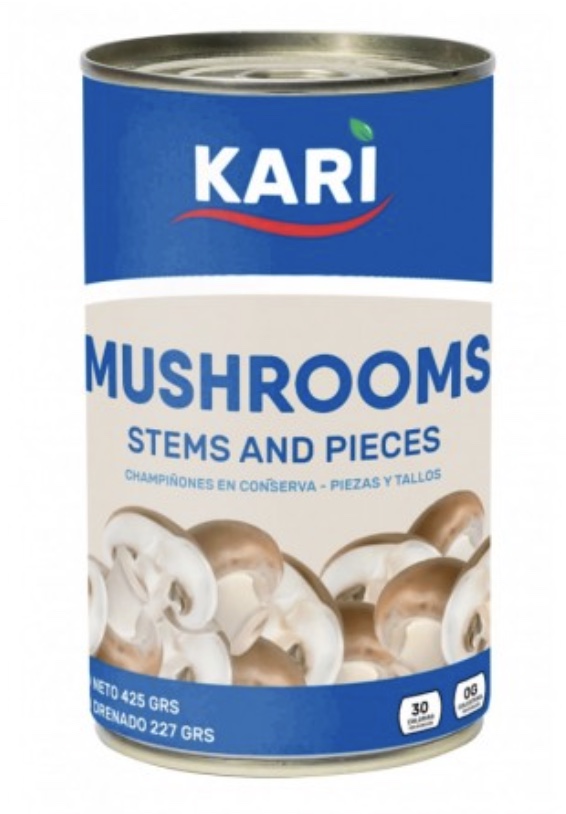 Champiñones en conserva Kari x425gr
