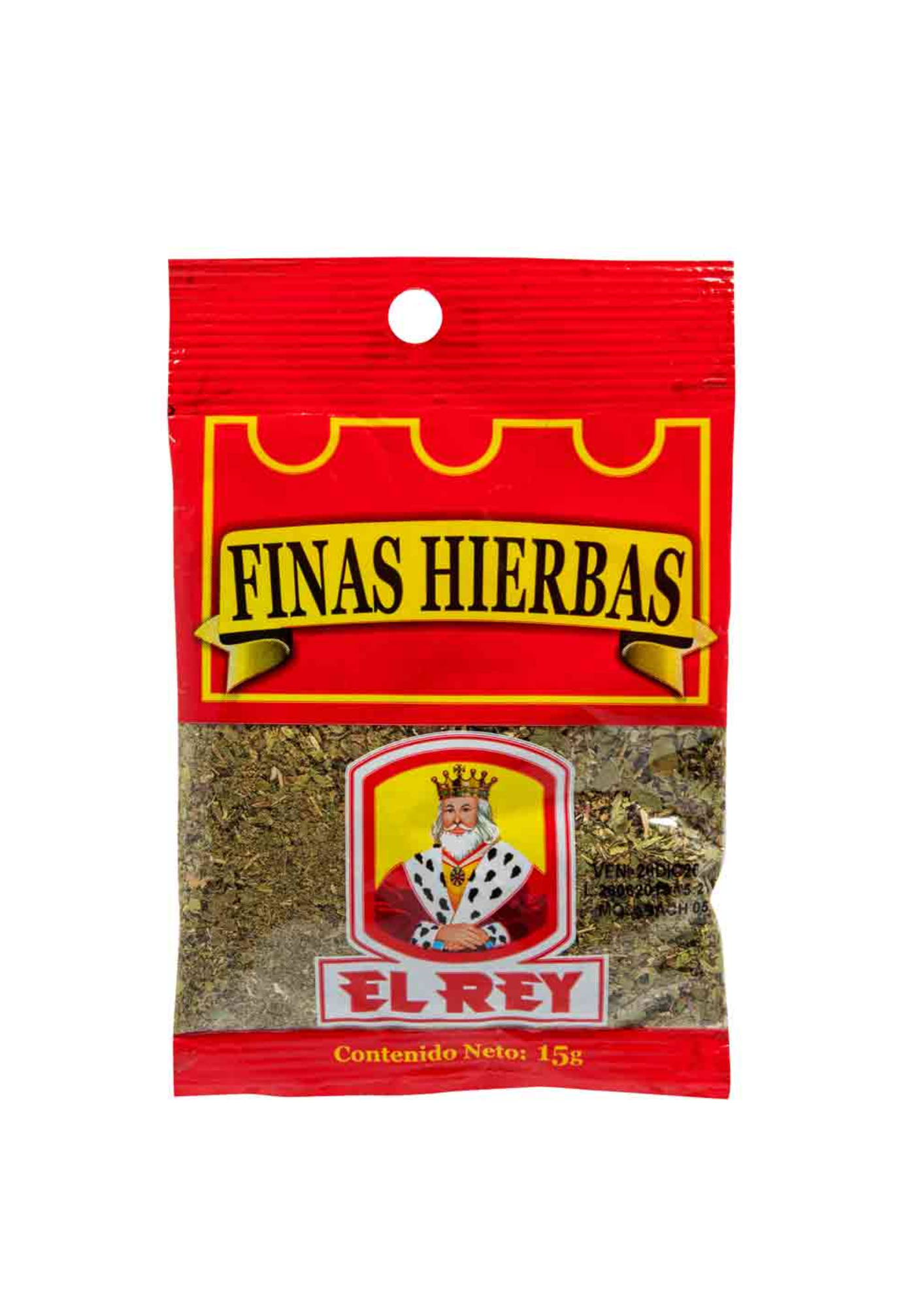 FINAS HIERBAS  15gr EL REY