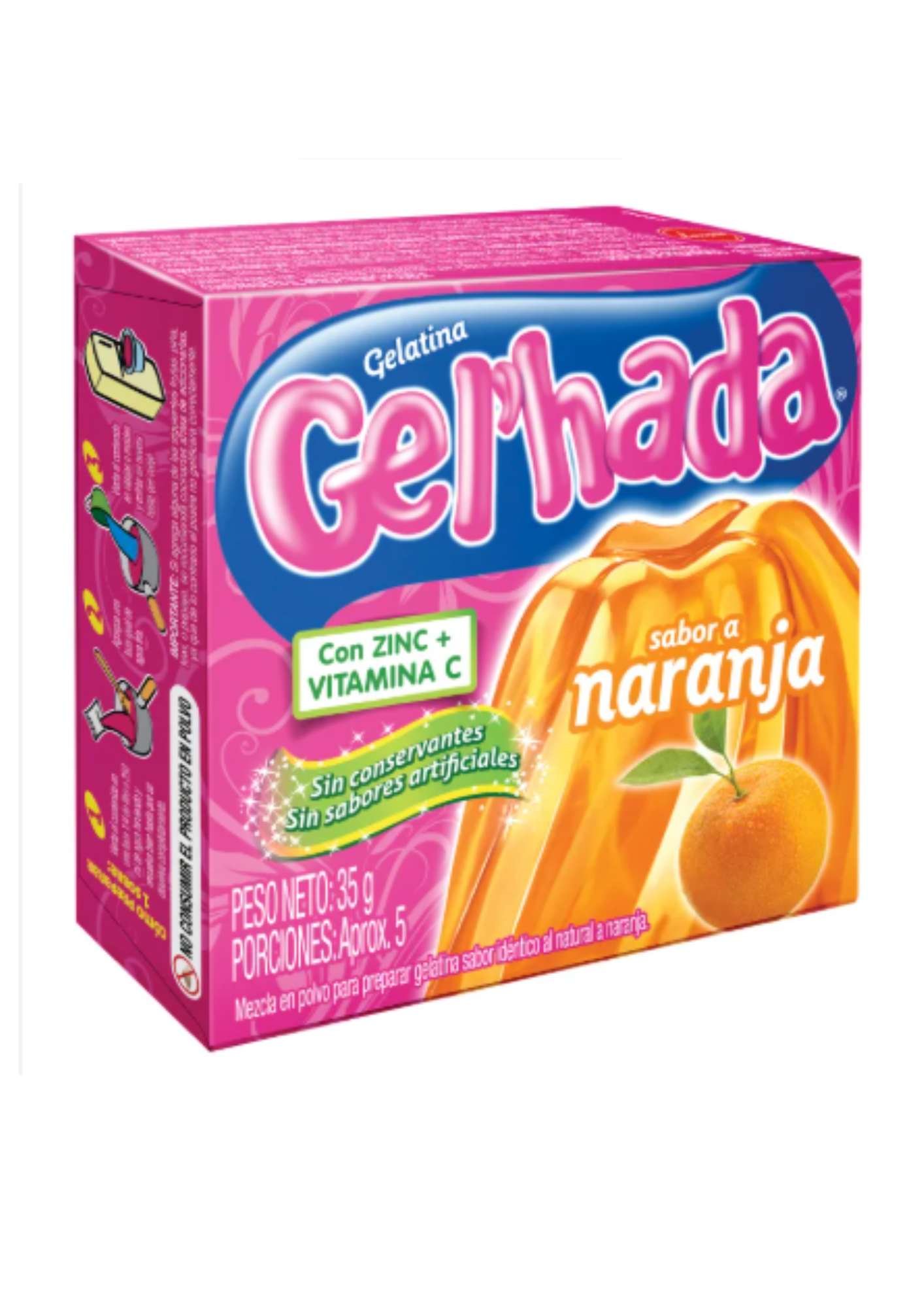GELATINA NARANJA GELHADA
