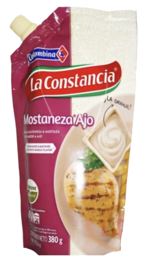 SALSA MOSTANEZA DE AJO *380gr CONSTANCIA