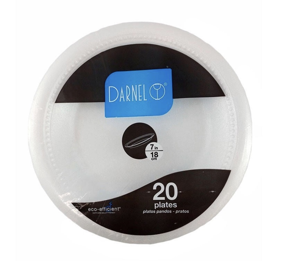 PLATO 18CM PAQUETE POR 20