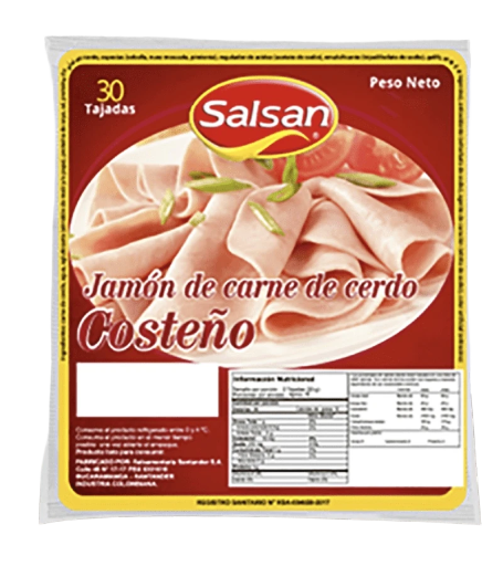 JAMON COSTENO *450gr SALSAN
