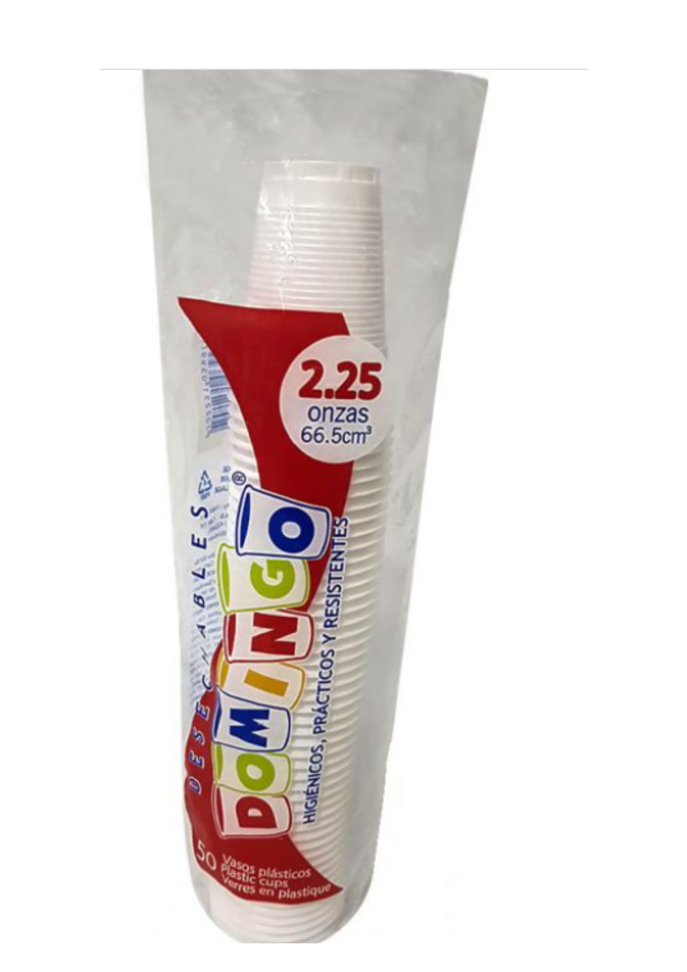 VASO 2.25 oz BLANCO DOMINGO