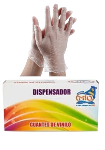 GUANTE VINILO/SILICONADO DISPLEI