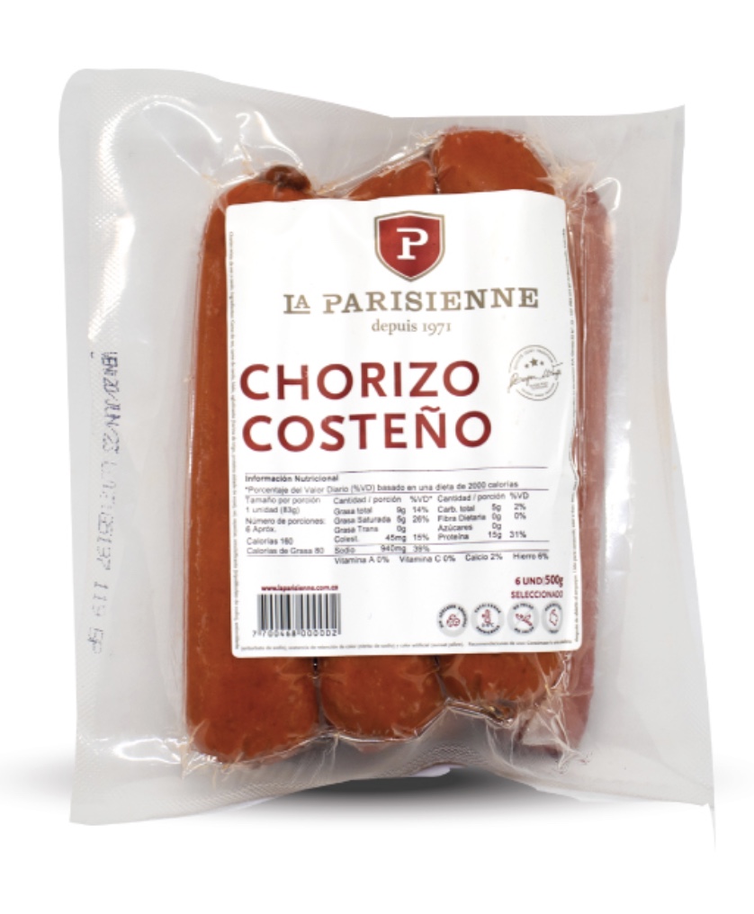 CHORZ COSTENO X6UND *500gr PARISIENNE