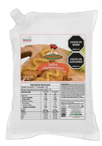 SALSA MIELMOSTAZA *1000gr TOMATICO