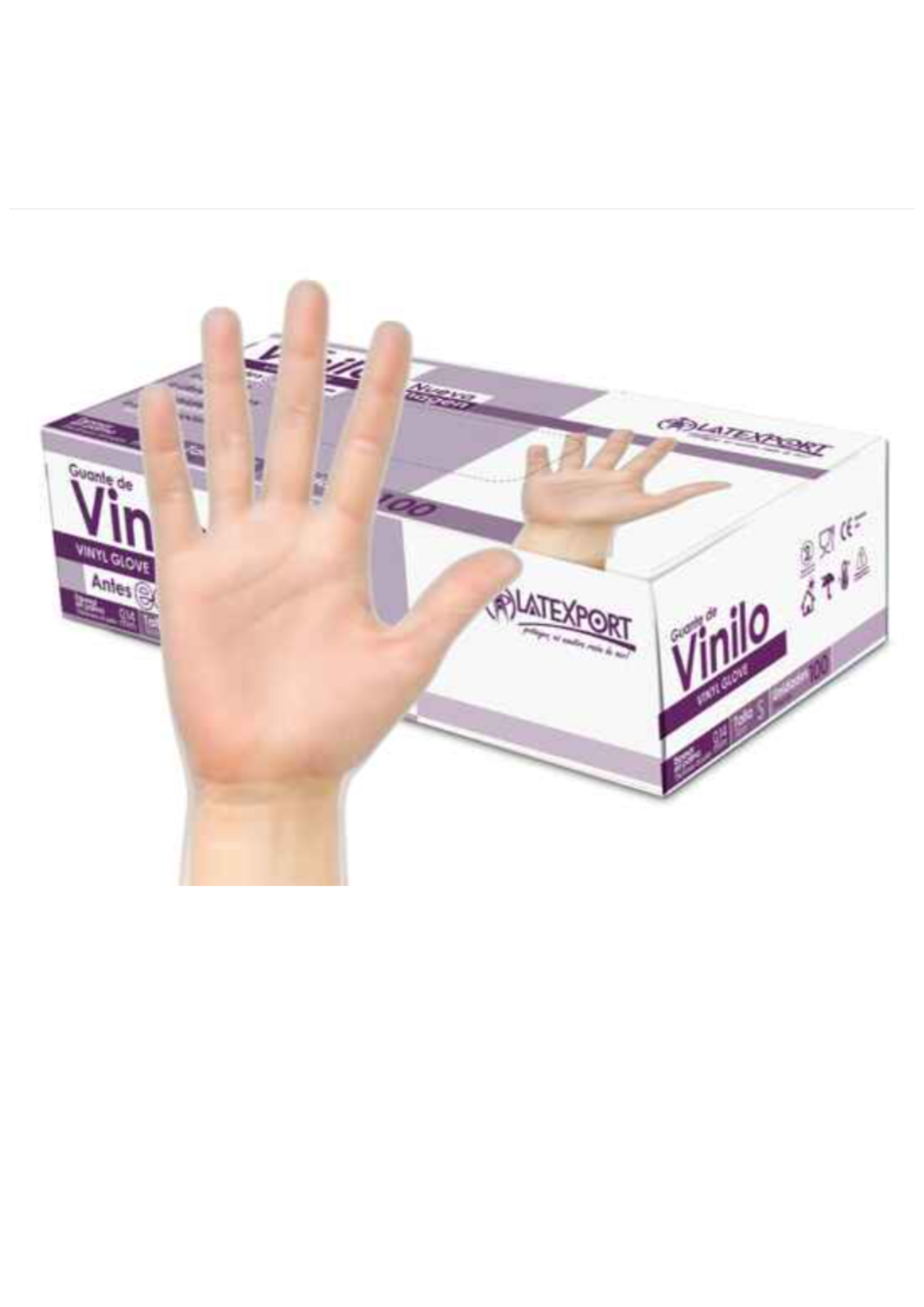 GUANTE UNIDAD VINILO/SILICONADO