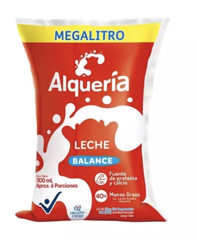 LECHE SEMI *1100ml ALQUERIA