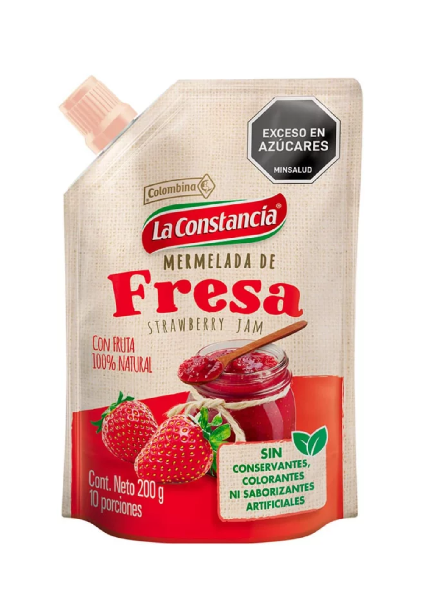 MERMELADA FRESA  200gr CONSTANCIA