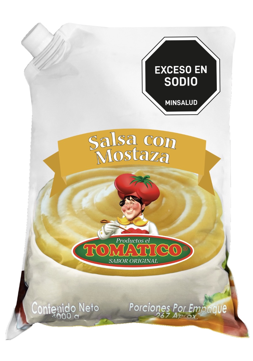 MOSTAZA BOLSON TOMATICO X4.000