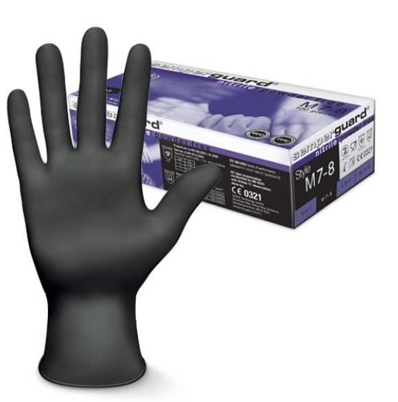 GUANTE *Und NEGRO NITRILO