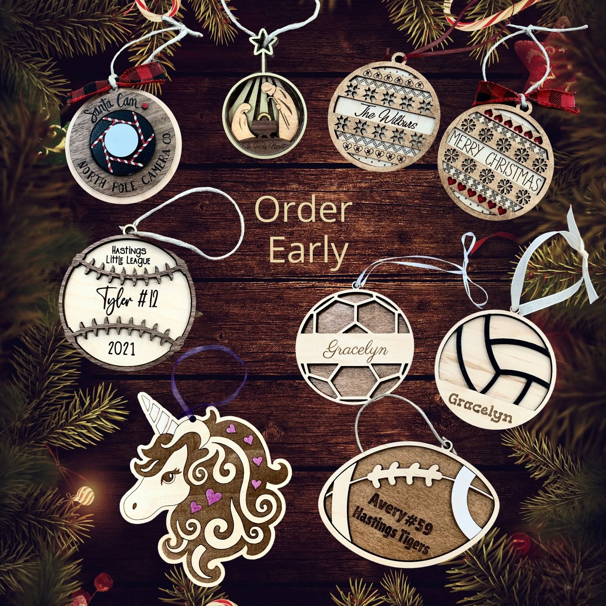 Personalized Christmas Ornaments