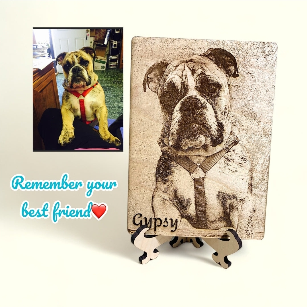 Custom Portrait Engraving