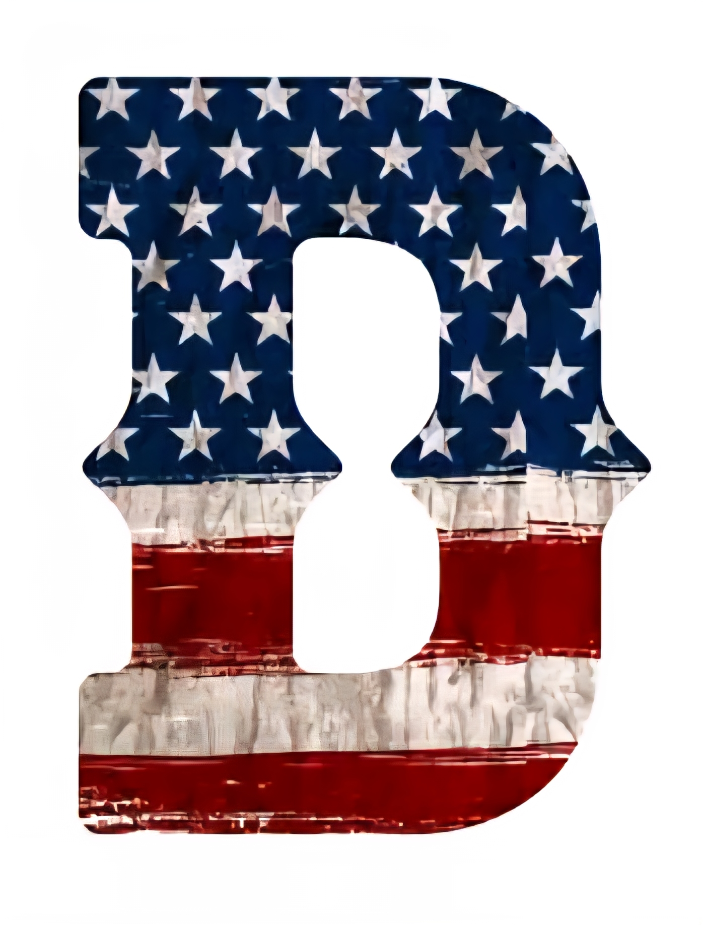 American Flag Letters