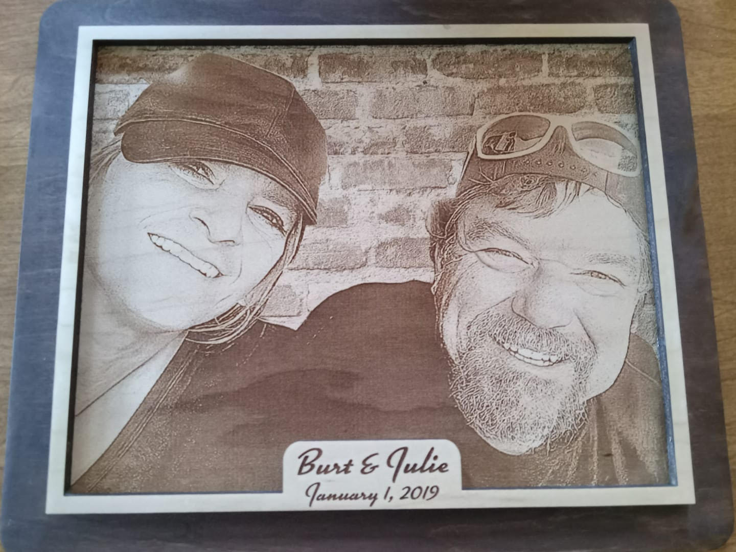 Custom Portrait Engraving