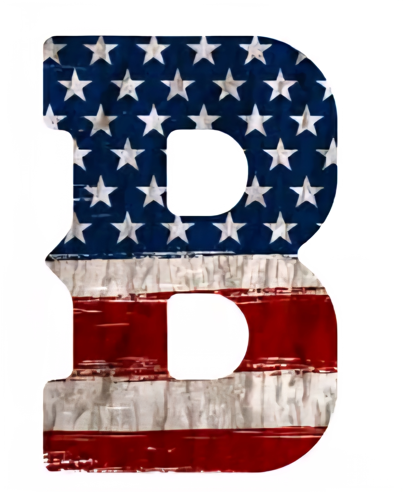 American Flag Letters