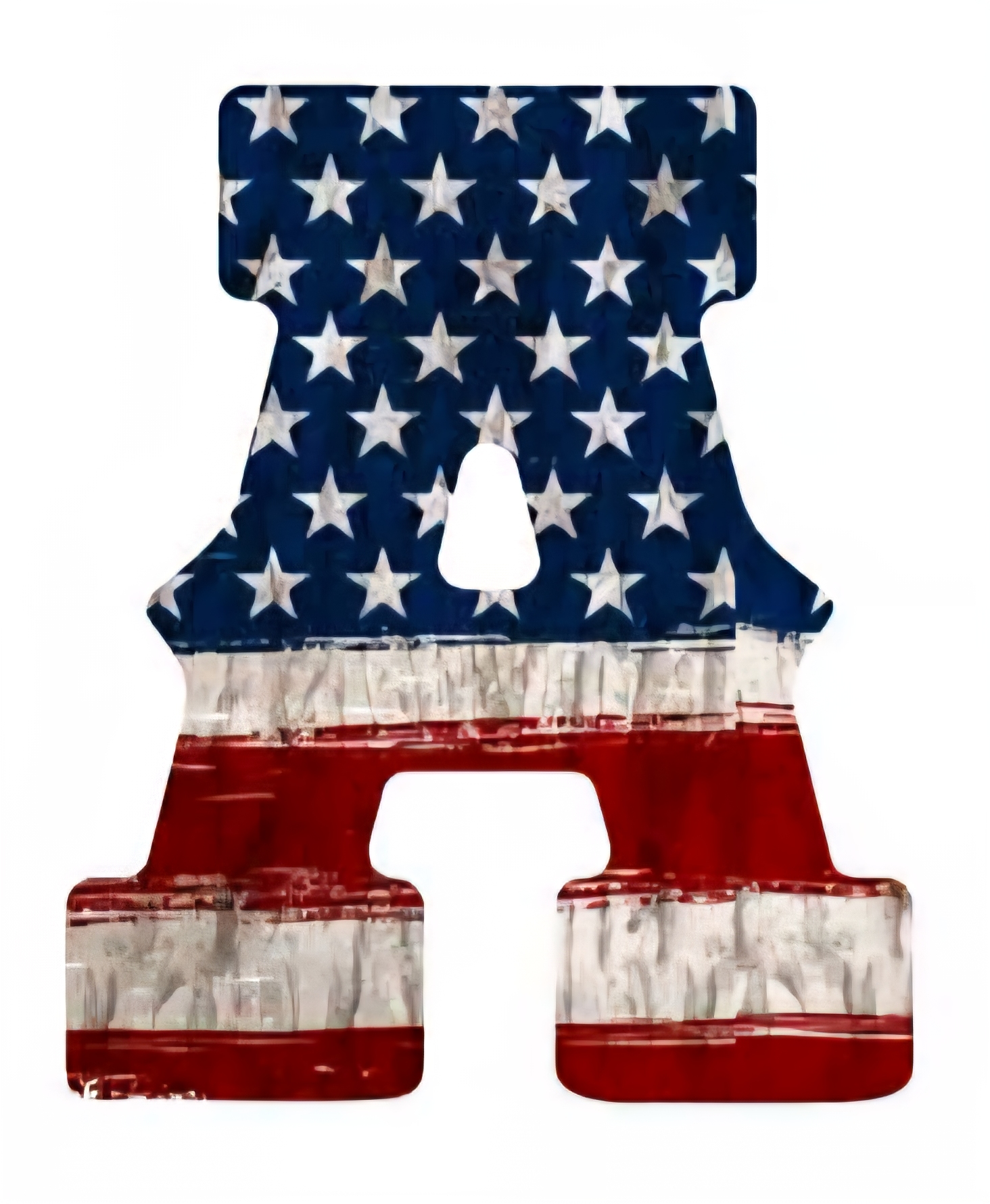 American Flag Letters