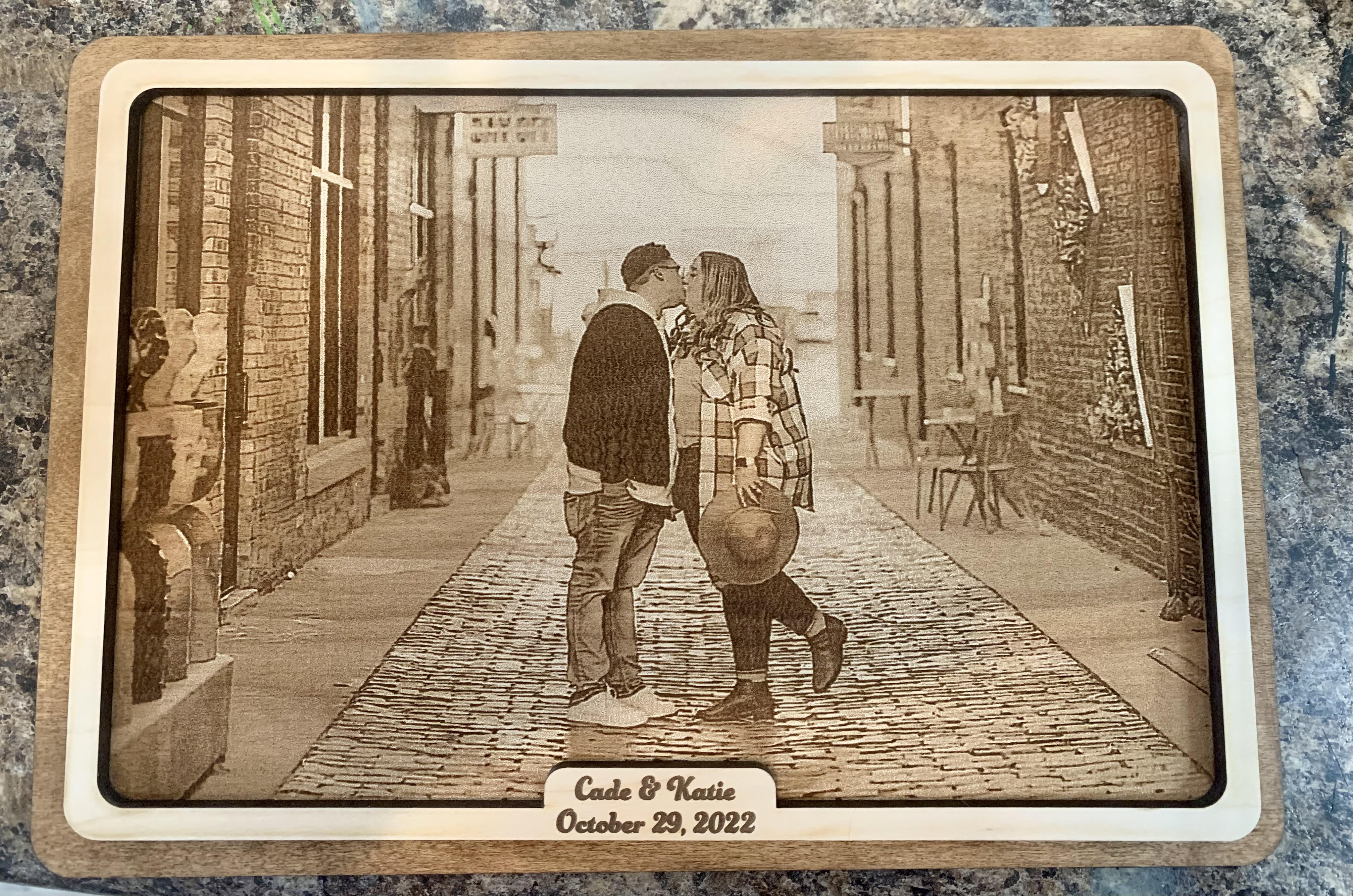 Custom Portrait Engraving