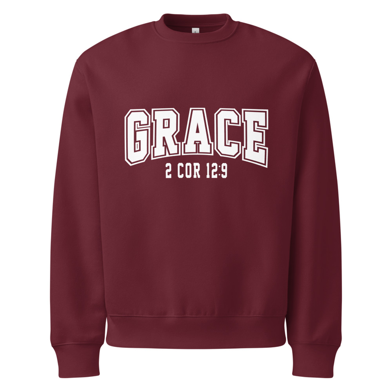 Grace Varsity Oversized  Unisex Sweatshirt