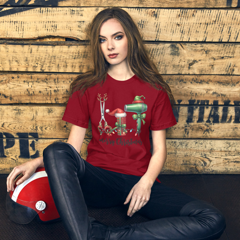 2025 Holiday Hairstylist Tshirt Unisex t-shirt