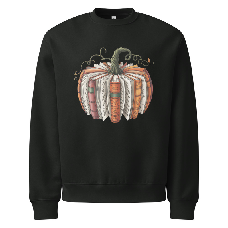 Book Club Pumpkin - Fall - Women and Men’s Oversized Sweatshirt