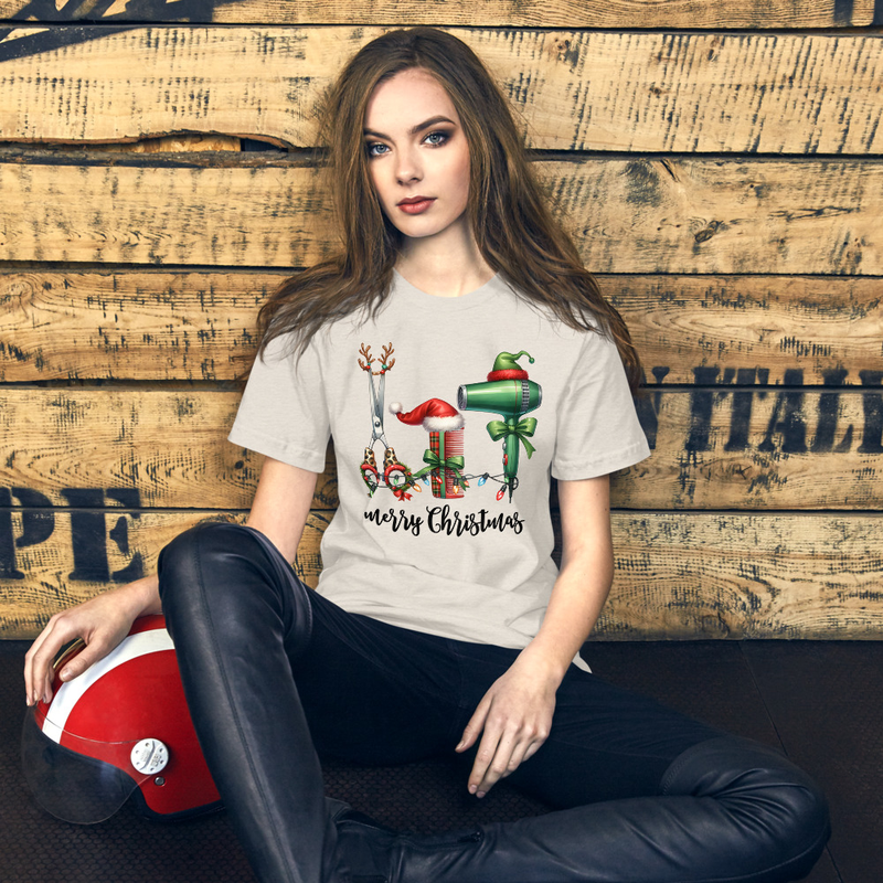 2025 Holiday Hairstylist Tshirt Unisex t-shirt