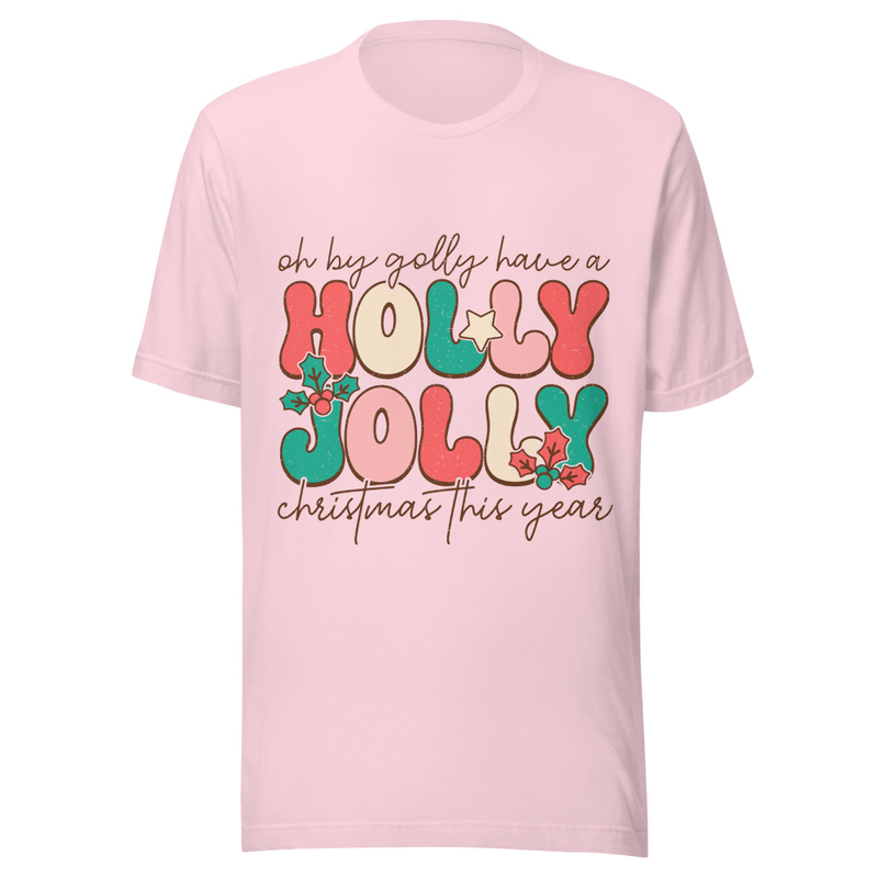 Holly Jolly Christmas Unisex t-shirt