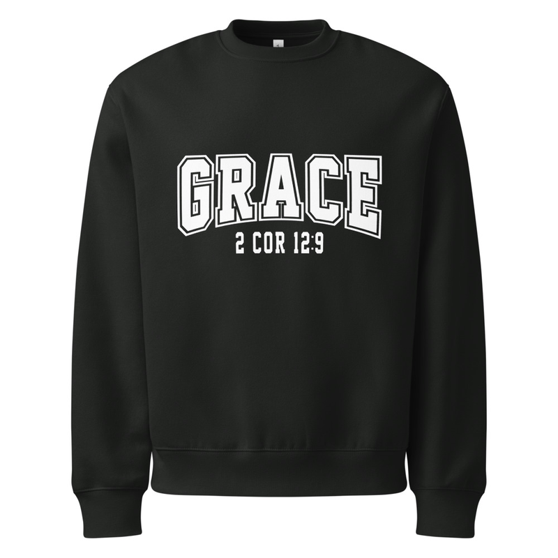 Grace Varsity Oversized Unisex Sweatshirt