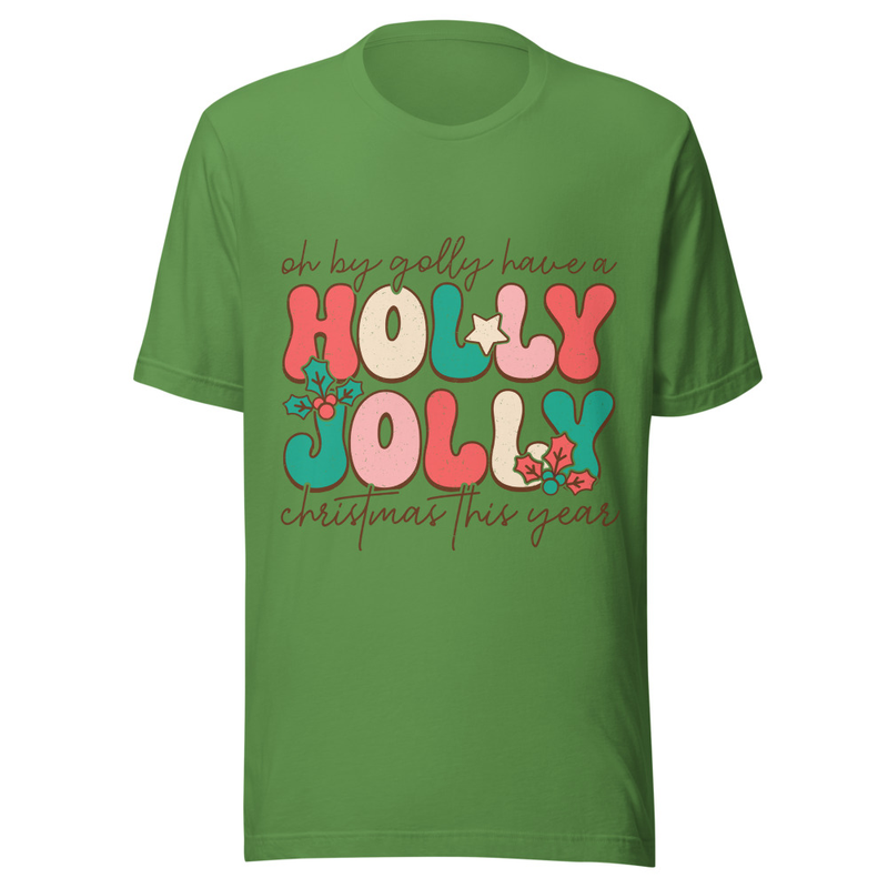 Holly Jolly Christmas Unisex t-shirt