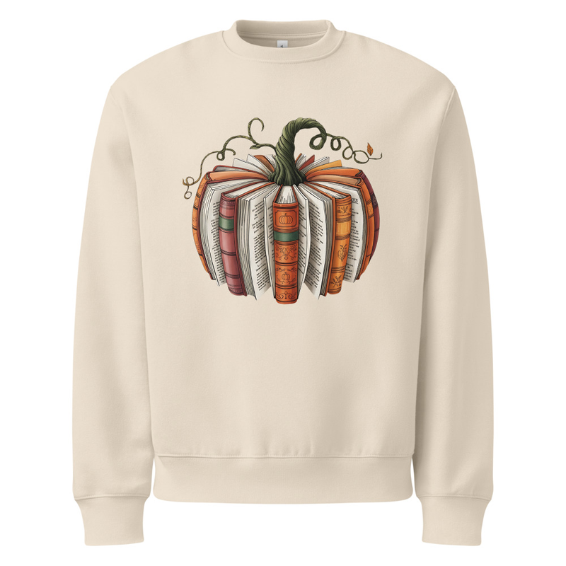 Book Club Pumpkin - Fall - Women and Men’s Oversized Sweatshirt