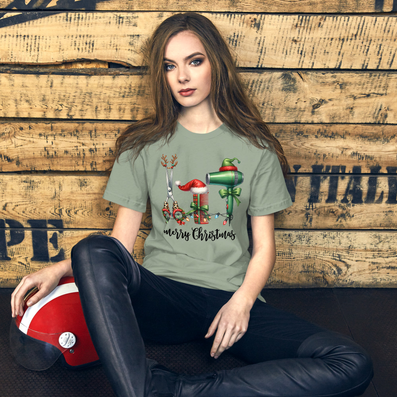 2025 Holiday Hairstylist Tshirt Unisex t-shirt