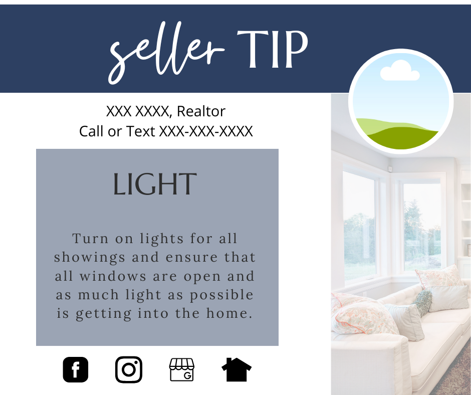 7 Seller Tips and 1 Formatted Blank