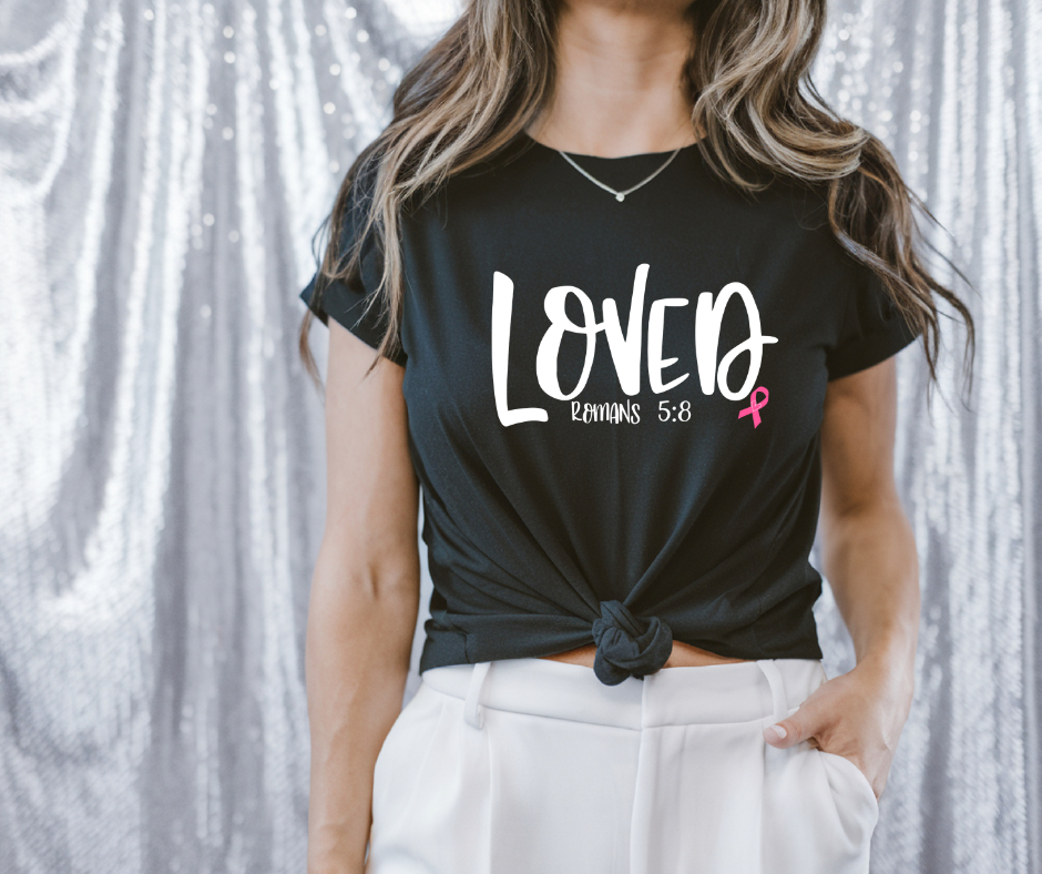 LOVED Breast Cancer Awareness Unisex T-Shirt