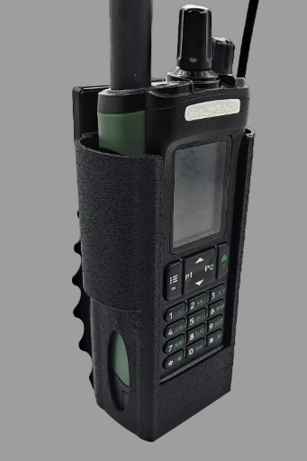 Modular Radio Case For Baofeng UV-32 DM-32. Mounts To MOLLE Or Belts (Black)