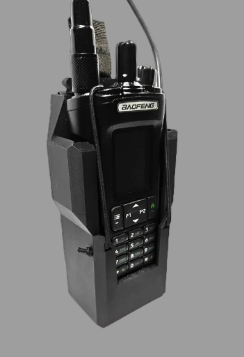Modular Radio Holster For Baofeng UV-32 DM-32. Mounts To MOLLE Or Belts