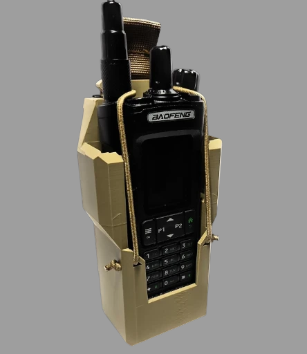 Modular Radio Holster For Baofeng UV-32 DM-32. Mounts To MOLLE Or Belts