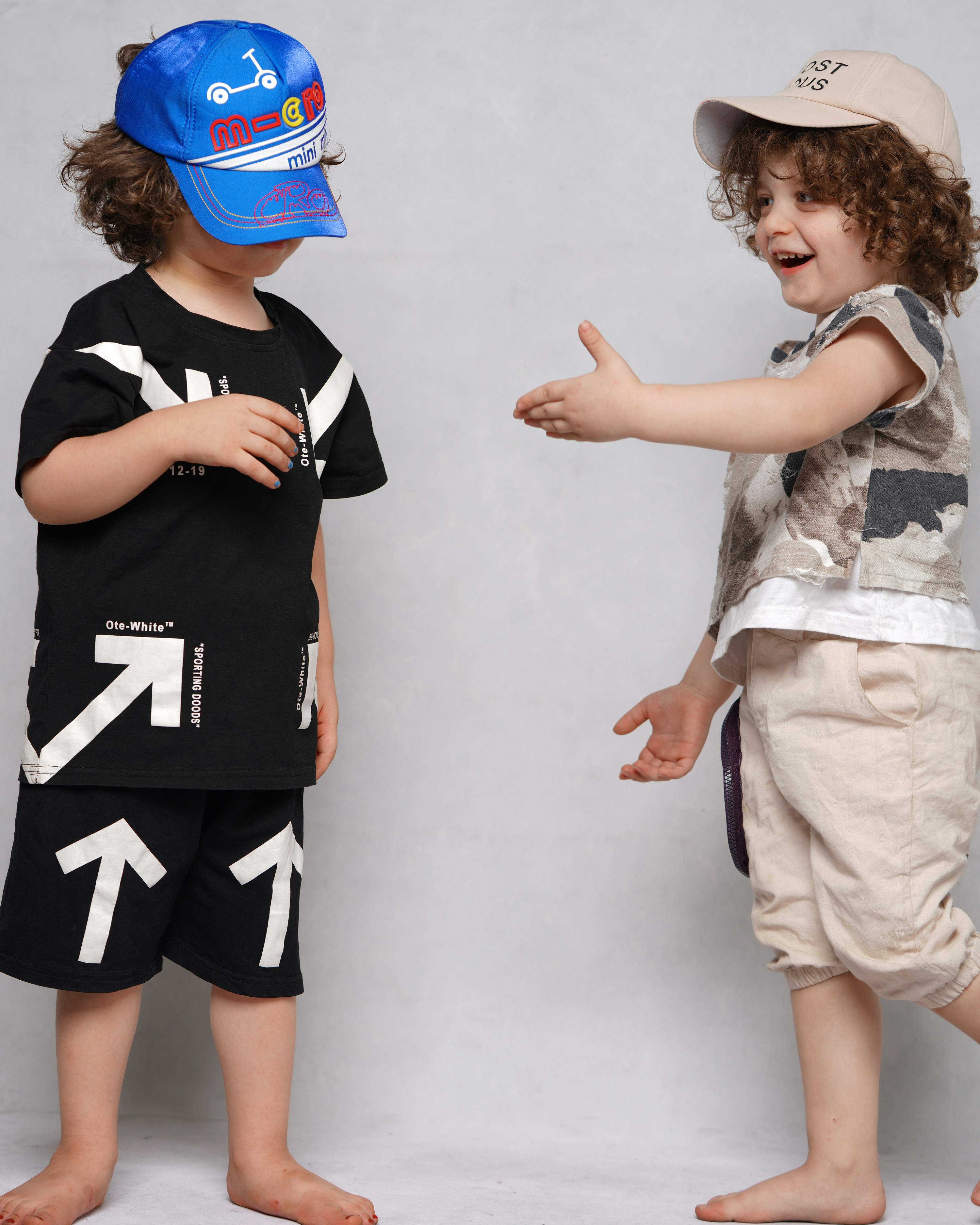 Baby Enjoying Together- Girl & Boy