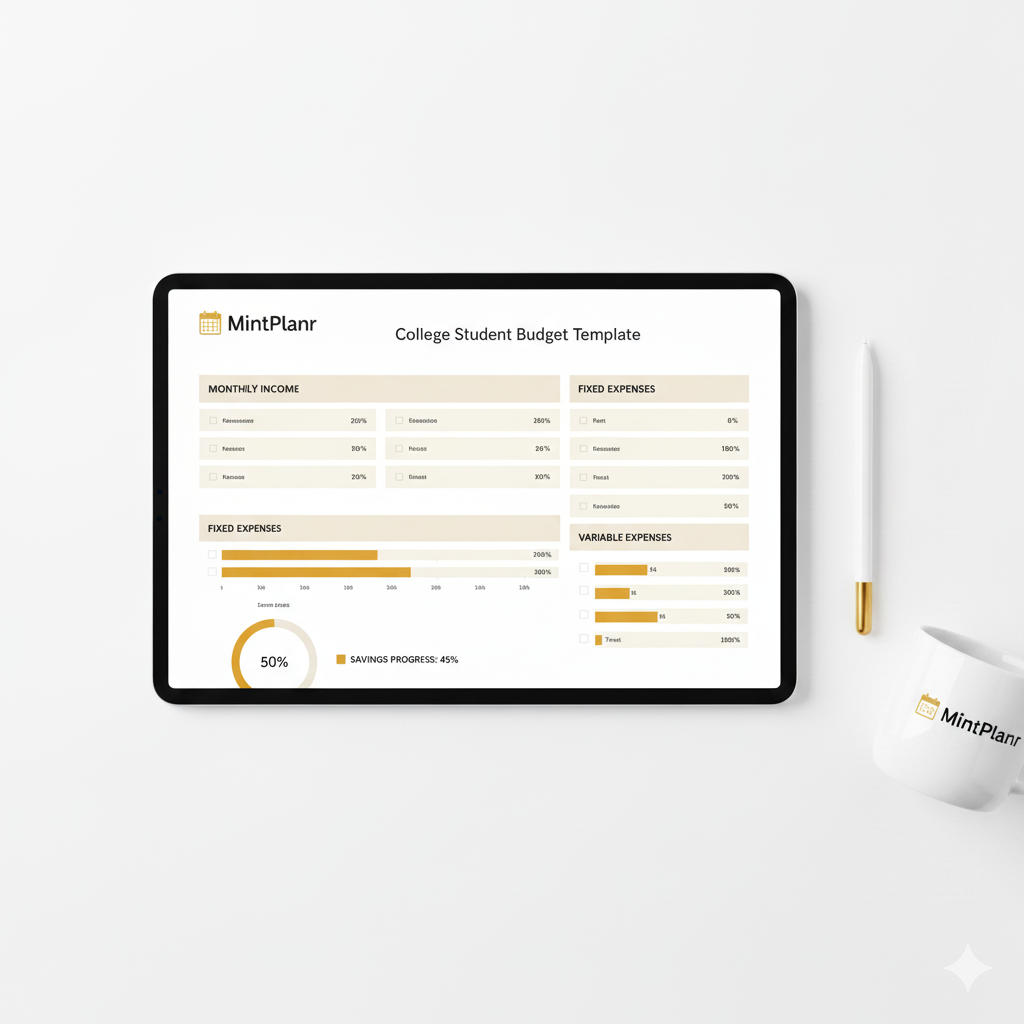 College-Student-Budget-Template