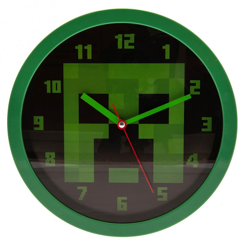  Minecraft Wall Clock